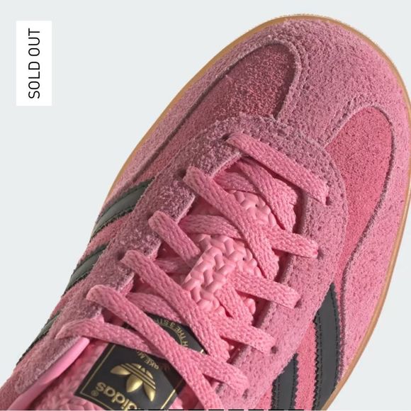 NWT Adidas Gazelle Indoor Sneakers Pink Bliss Gum Sole Women’s Size 5.5 - Picture 7 of 16